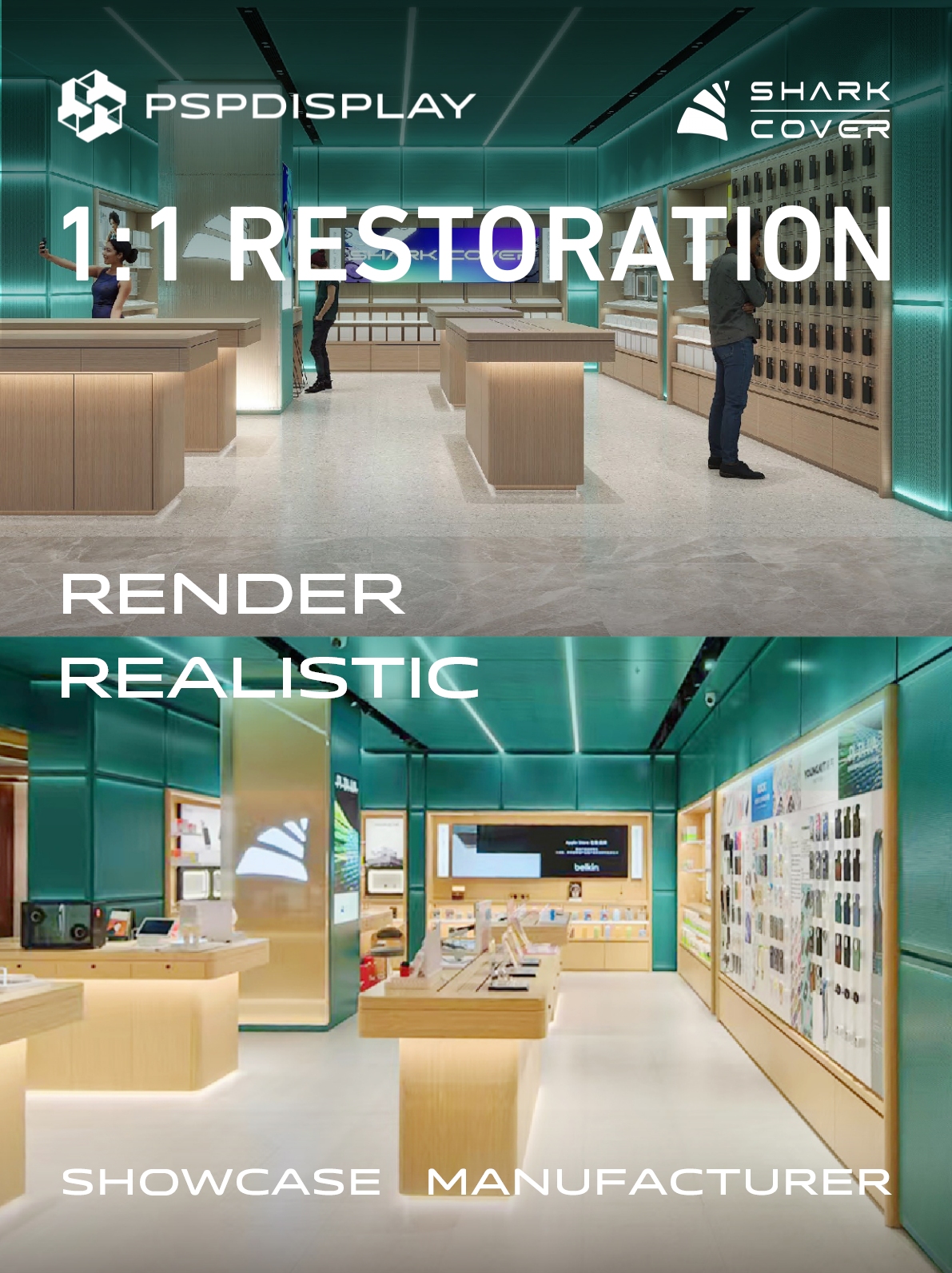 What secrets are hidden behind the opening of three consecutive stores?