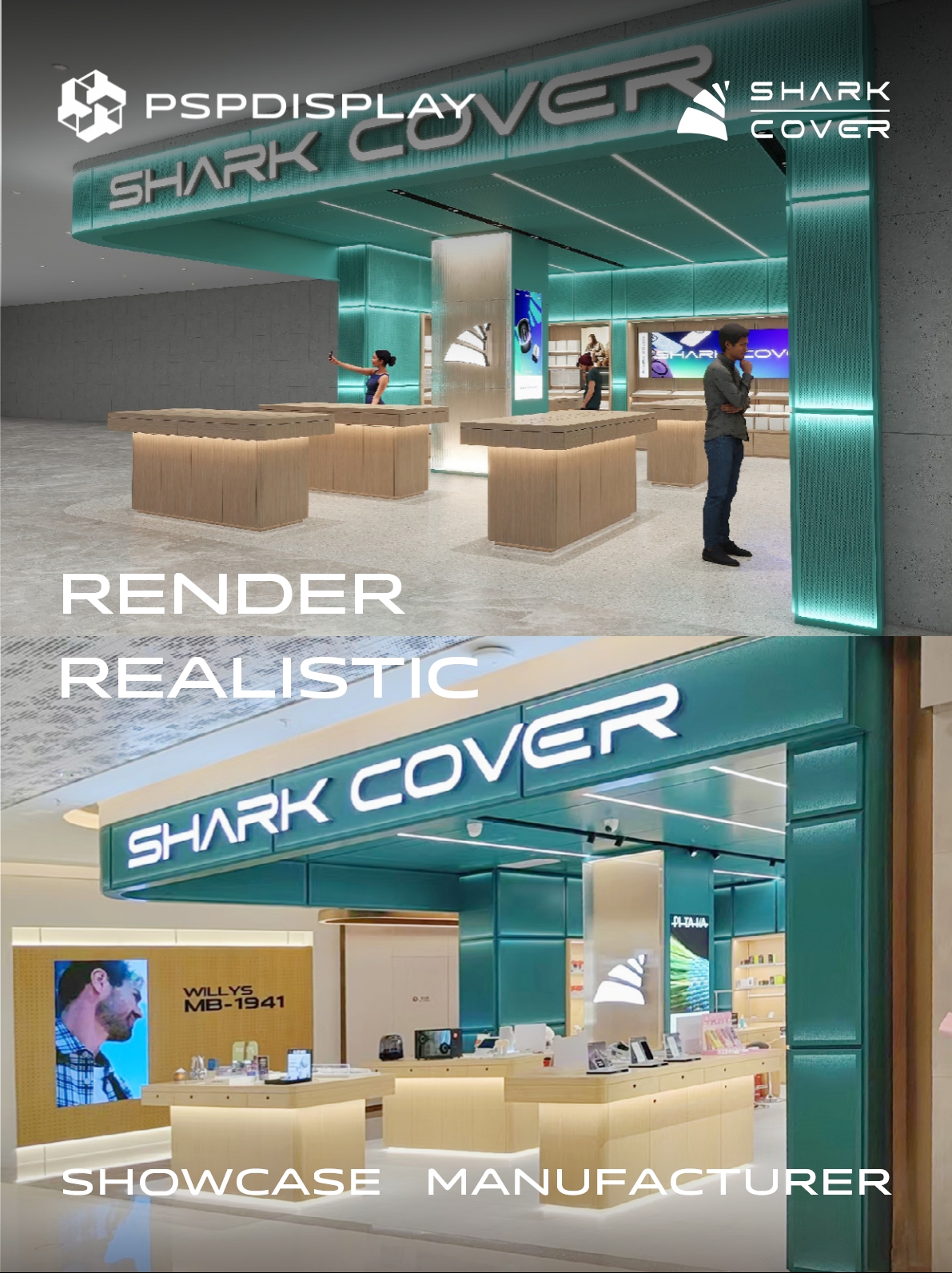 What secrets are hidden behind the opening of three consecutive stores?