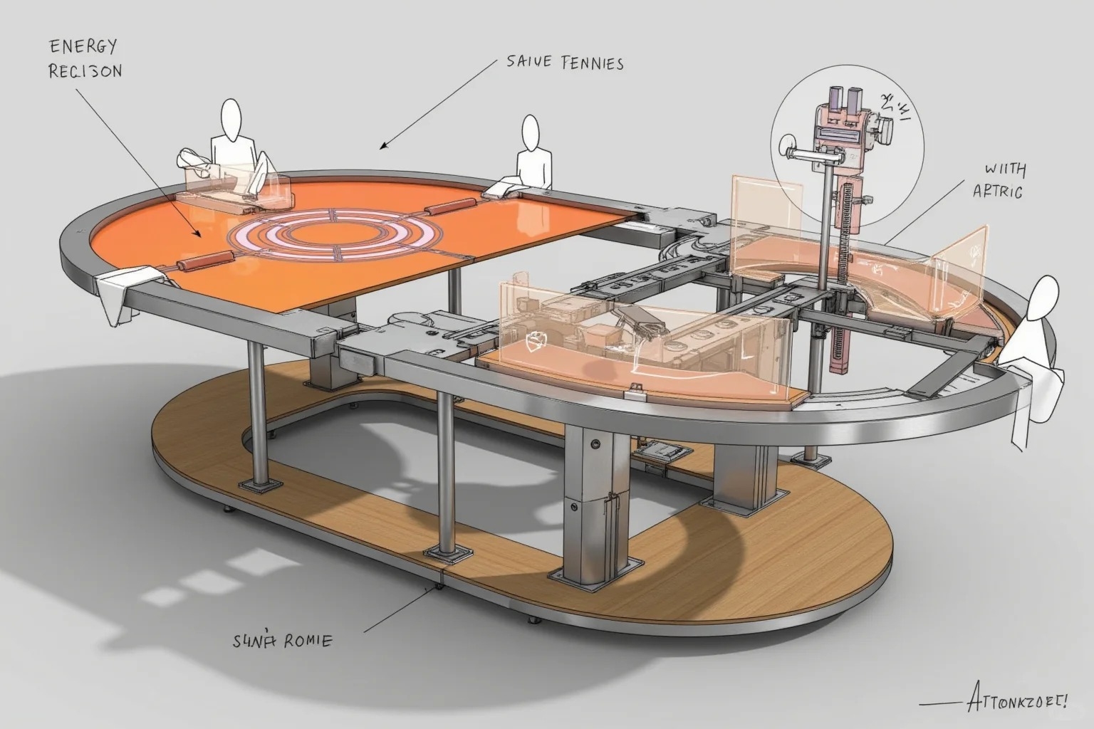 Trendy store display proposal ——"Central Island" multi-functional interactive display table