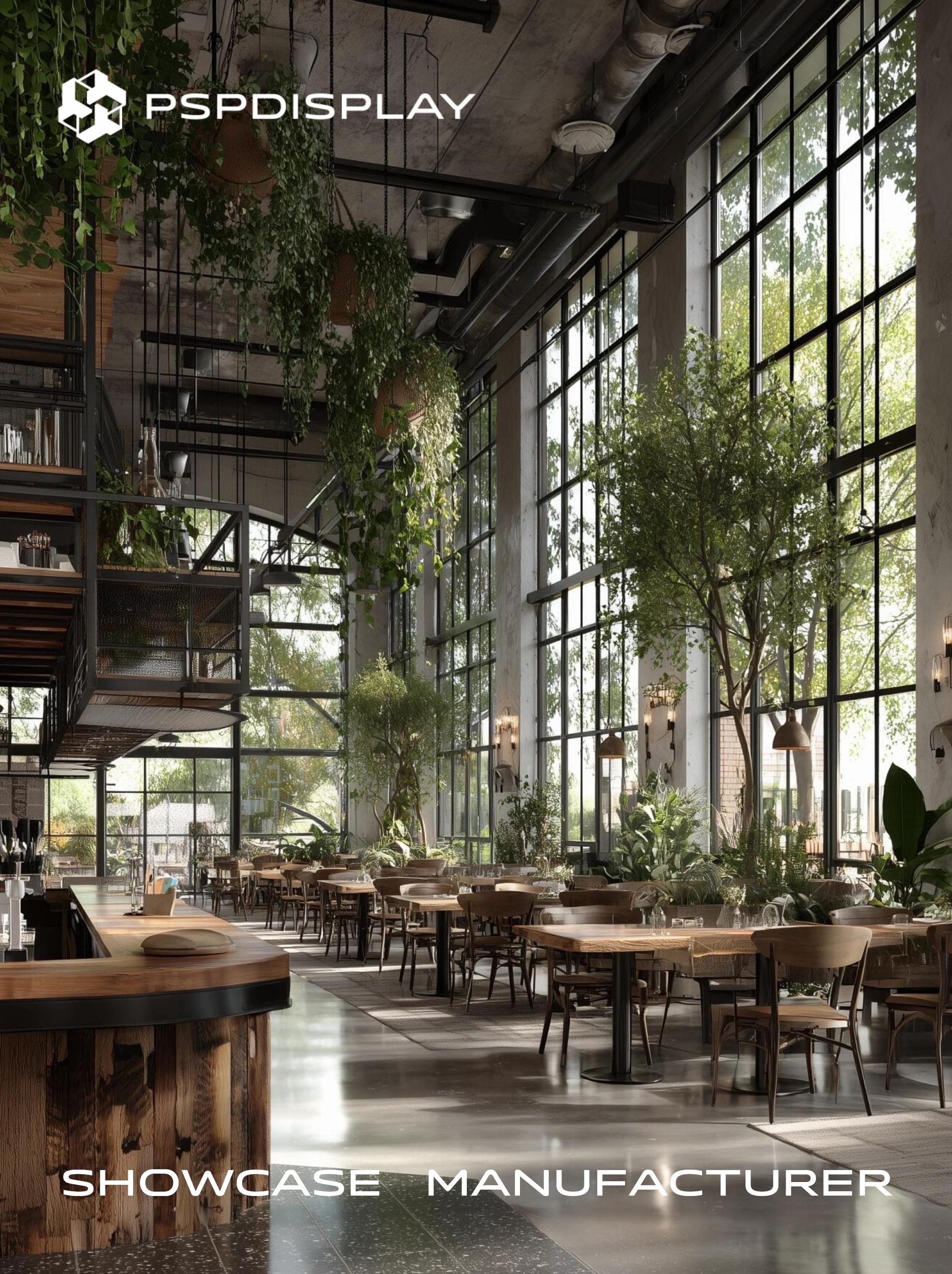 Forest Cafe: A New spatial Aesthetic where industrial style and nature coexist