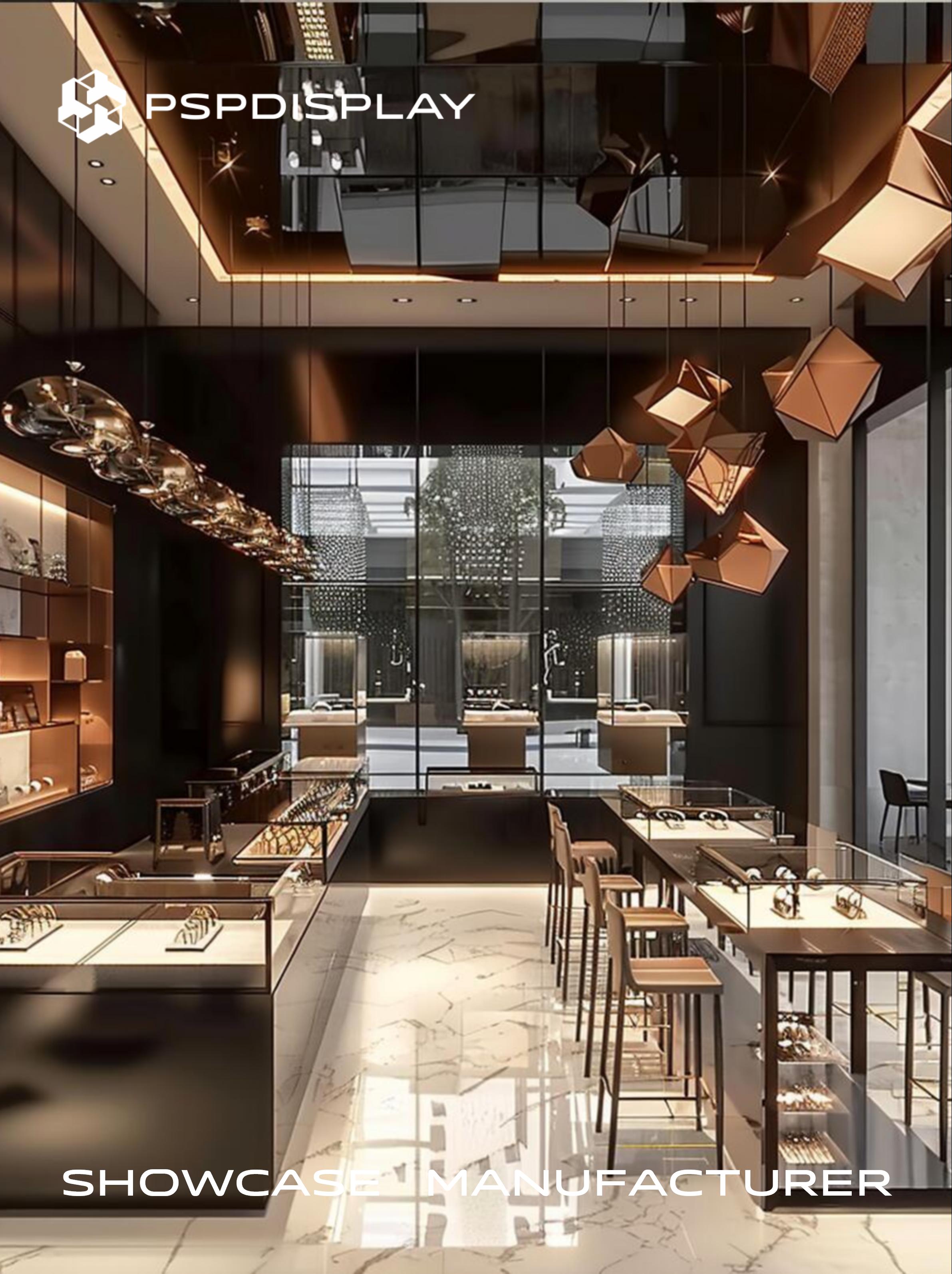 Future Luxury: Black Gold Jewelry Store