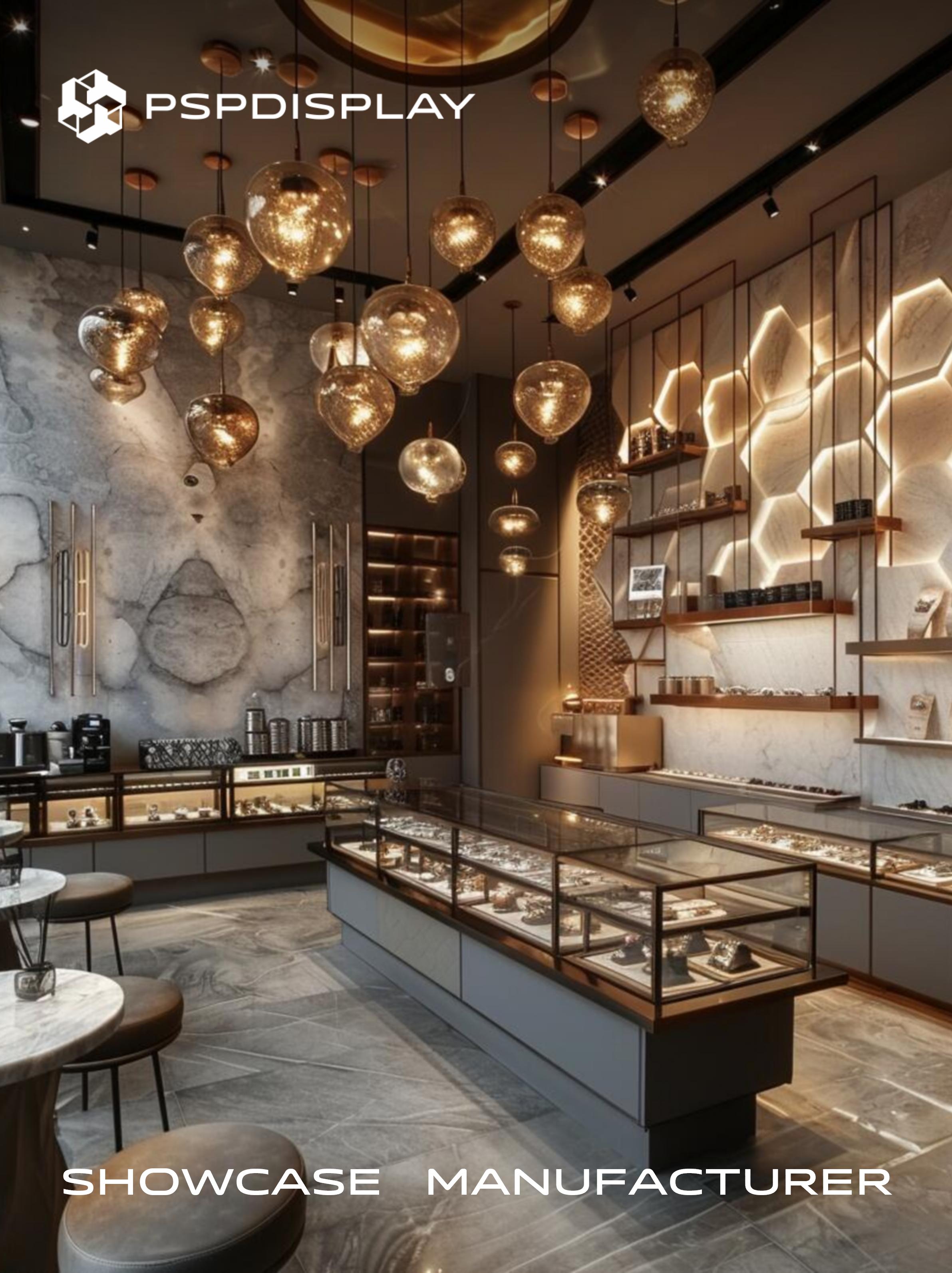 Future Luxury: Black Gold Jewelry Store
