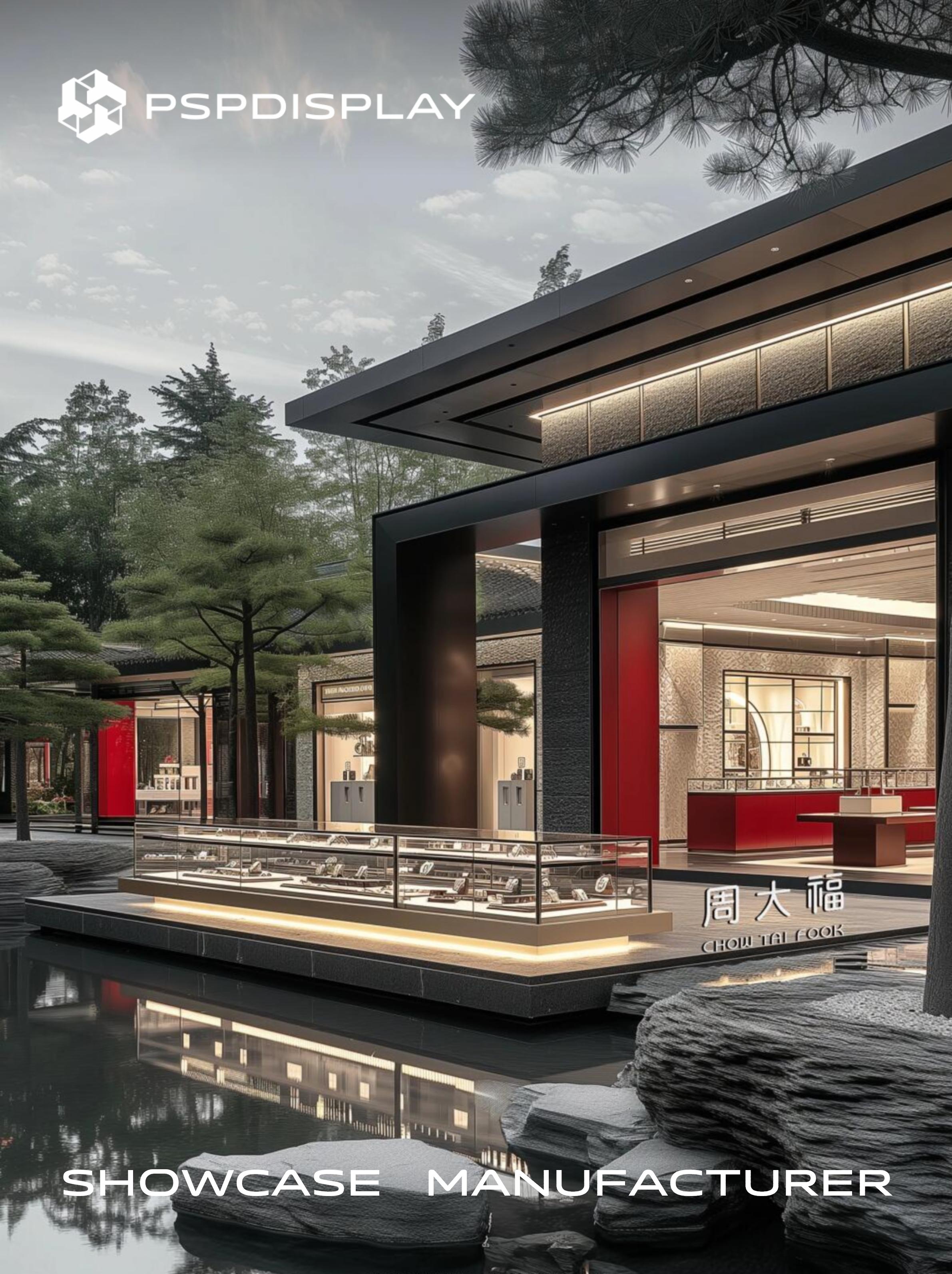 Chow Tai Fook is just too skilled, isn't he? ! A high-end new Chinese-style jewelry space is here