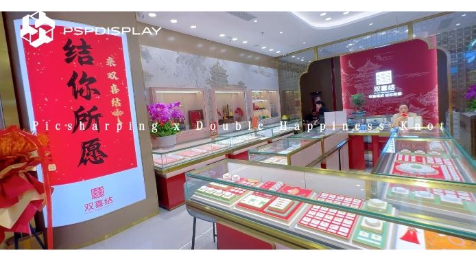 The Double Happiness Knot always conveys the beautiful meaning of "a happy marriage and happiness always by your side